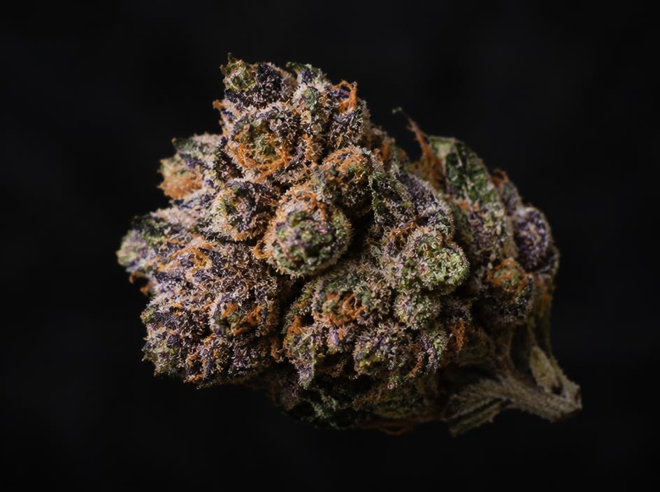 Frosty small-batch cannabis flower bud